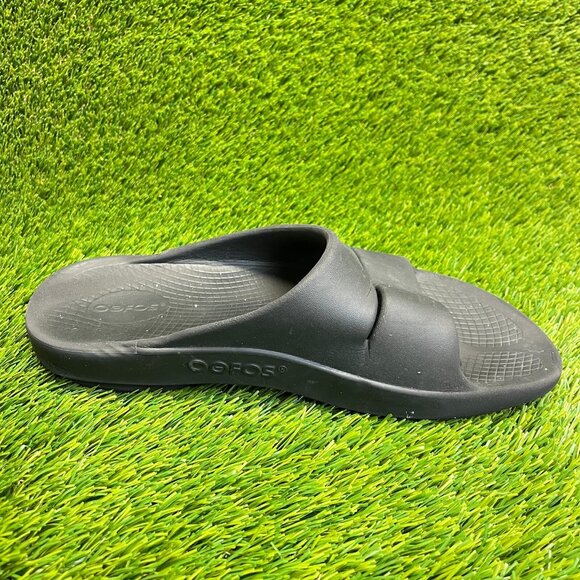 Oofos OOahh Mens Size 10 Black Beach Walking Outdoor Recovery Slide Sandals main image 5